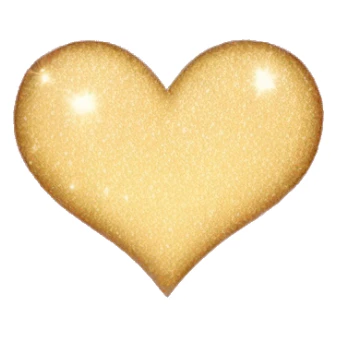 burgundy heart with sparkles sticker