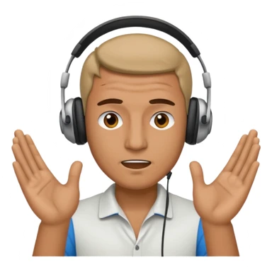 radio guy swearing sticker