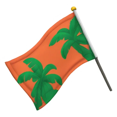 Floptropica flag sticker