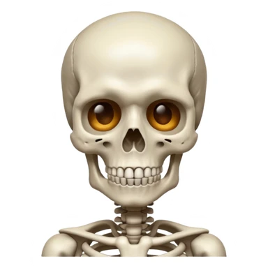 Mindblown skeleton sticker