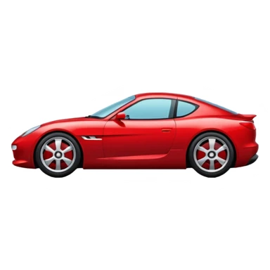 2d Car facing right sticker