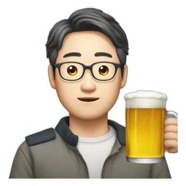 Yoon Suk yeol-die-beer sticker