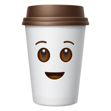 paper coffee cup sticker