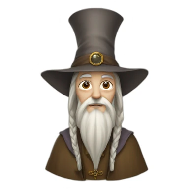 da vinci as dumbledore sticker