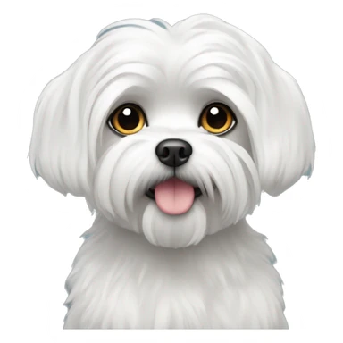Black Maltese  sticker