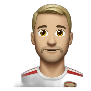 white Arsenal guy sticker
