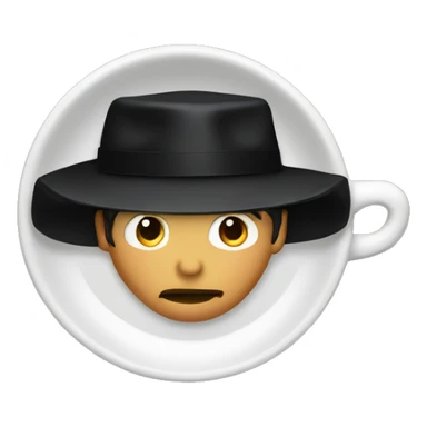 zorro tomando café  sticker