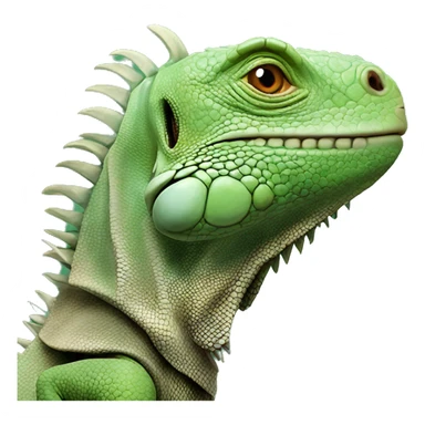 Duas iguanas abraçadas sticker