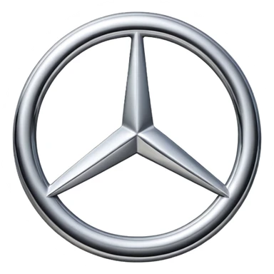 mercedes logo sticker