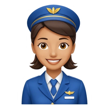 coworkers flight attendant  sticker