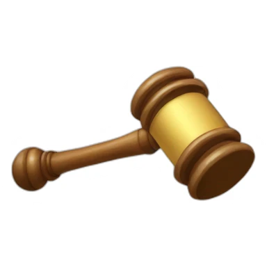 judge hammer sticker