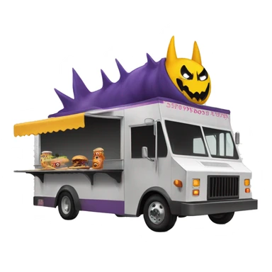 Batgirl monster killer 1917 food truck sticker
