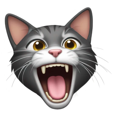 Cat being loud sticker