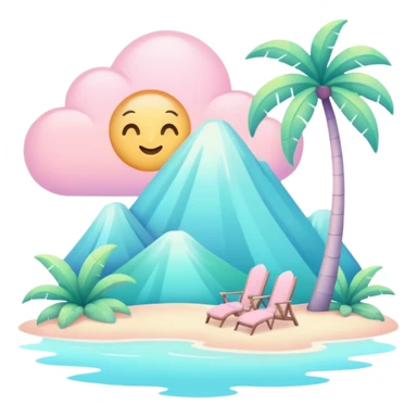 Pastel Mania Paradise sticker