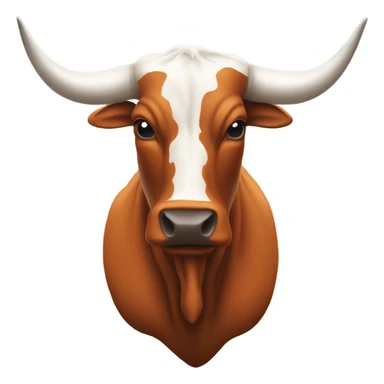 Longhorns logo upside down  sticker