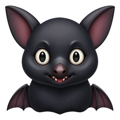 goth fruit bat  sticker