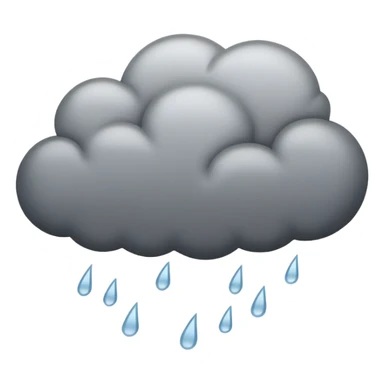 rain cloud sticker