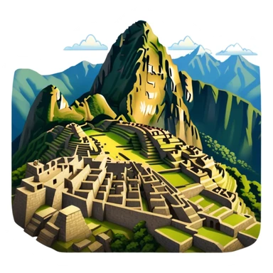 machu pichu, no frame sticker