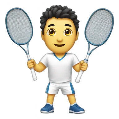 Badminton équipe sticker