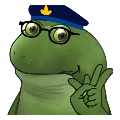 hands with a 3 fingers symbol sticker