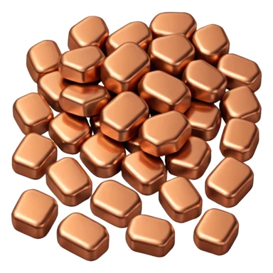 copper nuggets sticker
