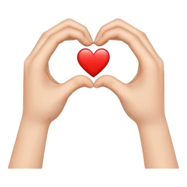 kalp yapan eller sticker