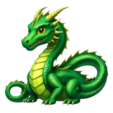 green dragon sticker