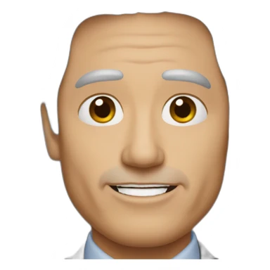 black hair Michael Douglas  sticker