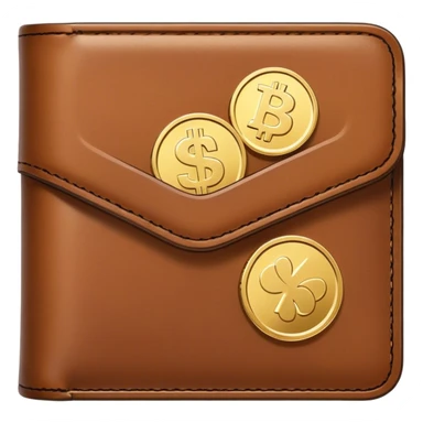 Wallet with Coins sticker