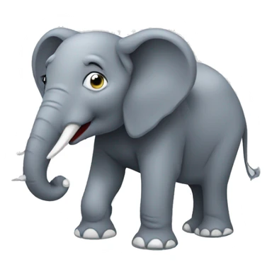 elephant video maker sticker