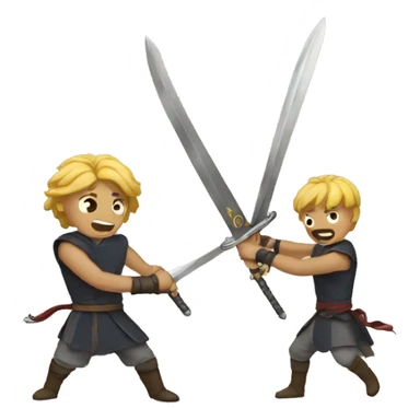 Sword fighting  sticker