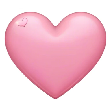 Corazón rosado claro  sticker