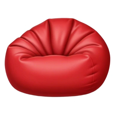 Red bean bag sticker