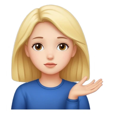 Girl watching stars sticker