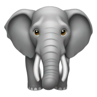 php elephant head only sticker