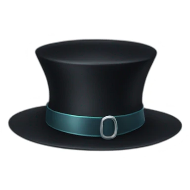 black magic hat sticker