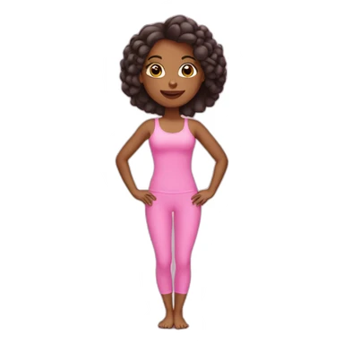 pink pilates princess sticker
