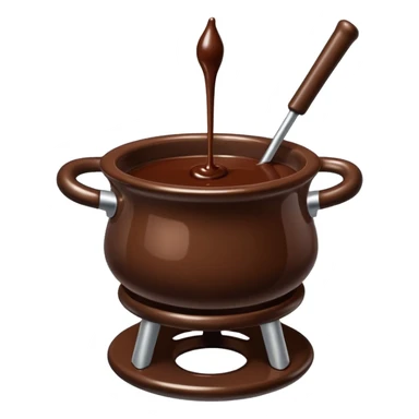 Chocolate fondue sticker