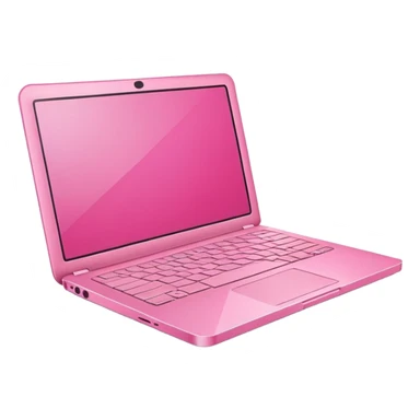 pink laptop computer sticker