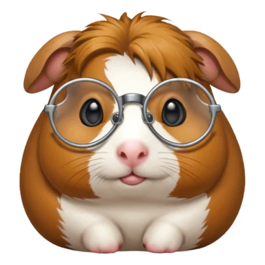 sherlock guinea pig with glasses sticker