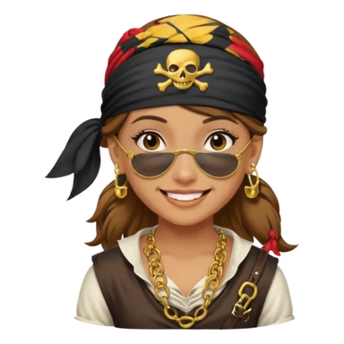 Girl pirate a sexy one  sticker