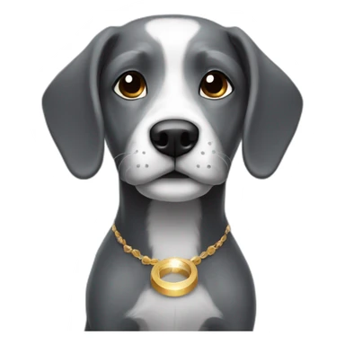dark-grey-innocent-small-dog-with-halo sticker
