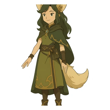 full body Varesa from Genshin Impact sticker