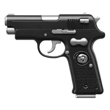 Emoji con Una pistola sticker