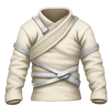 Straitjacket like in an asylum sticker