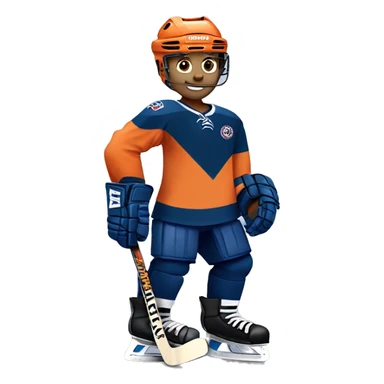 Hockey player broken arm sticker