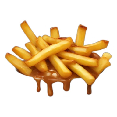 Poutine qui mange des pâtes  sticker