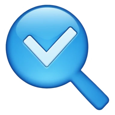 Tiktok blue tick sticker