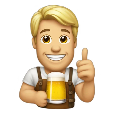 Cervejeiro feliz sticker