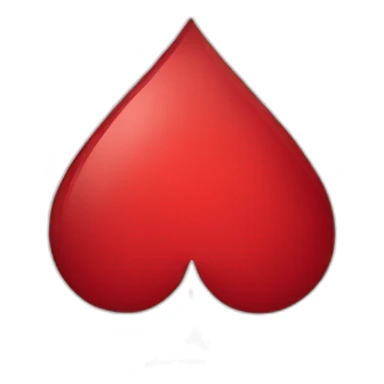 ace of hearts playing card sticker